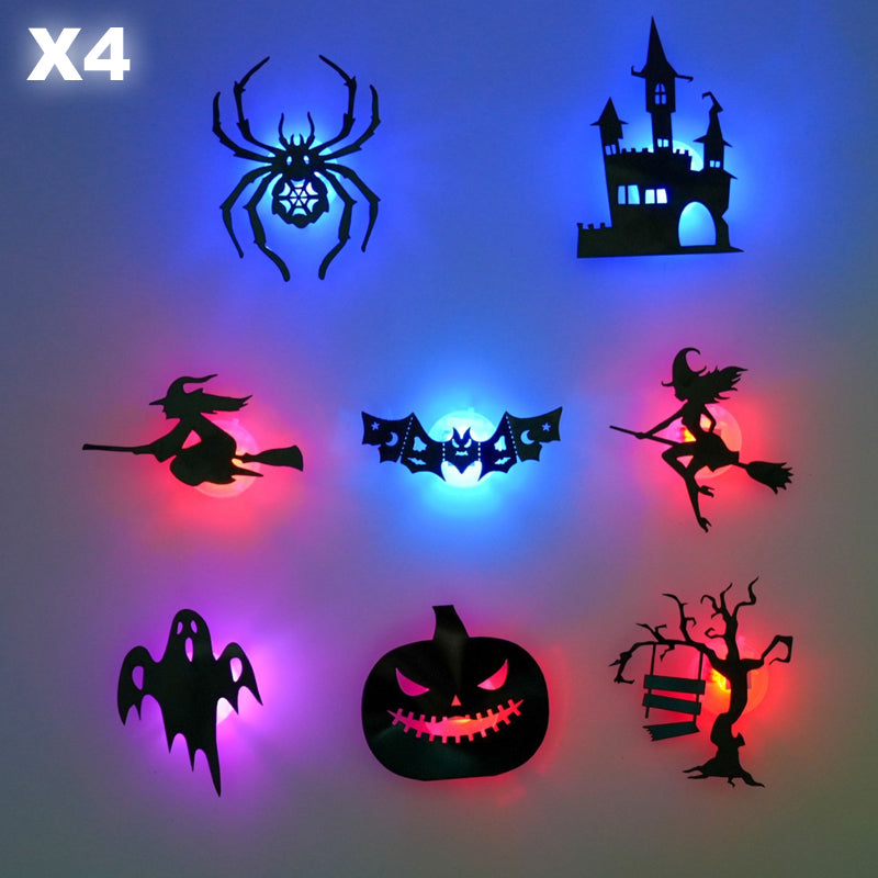 đ Most 50% kedvezmĂ©nnyel! Halloween-i, sötĂ©tben vilĂĄgĂtĂł falmatricĂĄk â 3D-s sziluettek, öntapadĂłsak Ă©s sötĂ©tben vilĂĄgĂtanak â kivĂĄlĂłan alkalmasak bulikra, hĂĄlĂłszobĂĄkba Ă©s elĆszobĂĄkba đŠâš