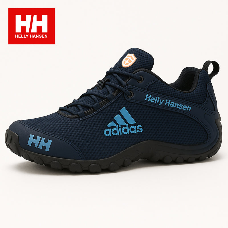 Νέες ανδρικές μπότες εργασίας από την Helly Hansen και την adidas με ατσάλινα προστατευτικά δακτύλων για προστασία από μώλωπες και τρυπήματα.