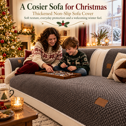 ❄️ 💖Vastagított, csúszásmentes kanapéhuzat – Ultrapuha, mosható, karcálló és háziállatbarát, 3 színben 🛋️✨