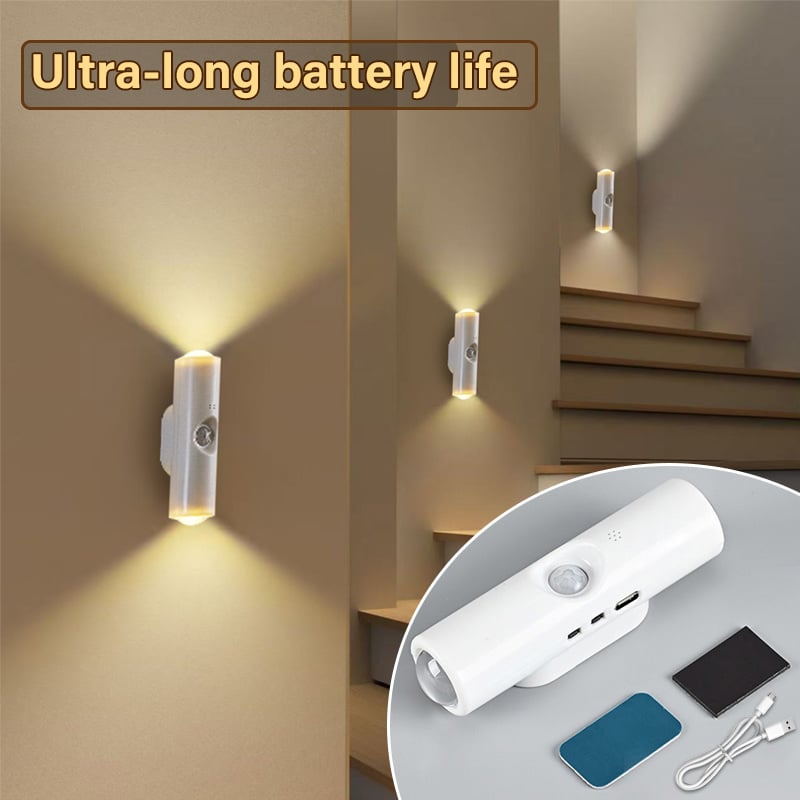 🎁Újratölthető, intelligens LED-es mozgásérzékelős hangulatvilágítás