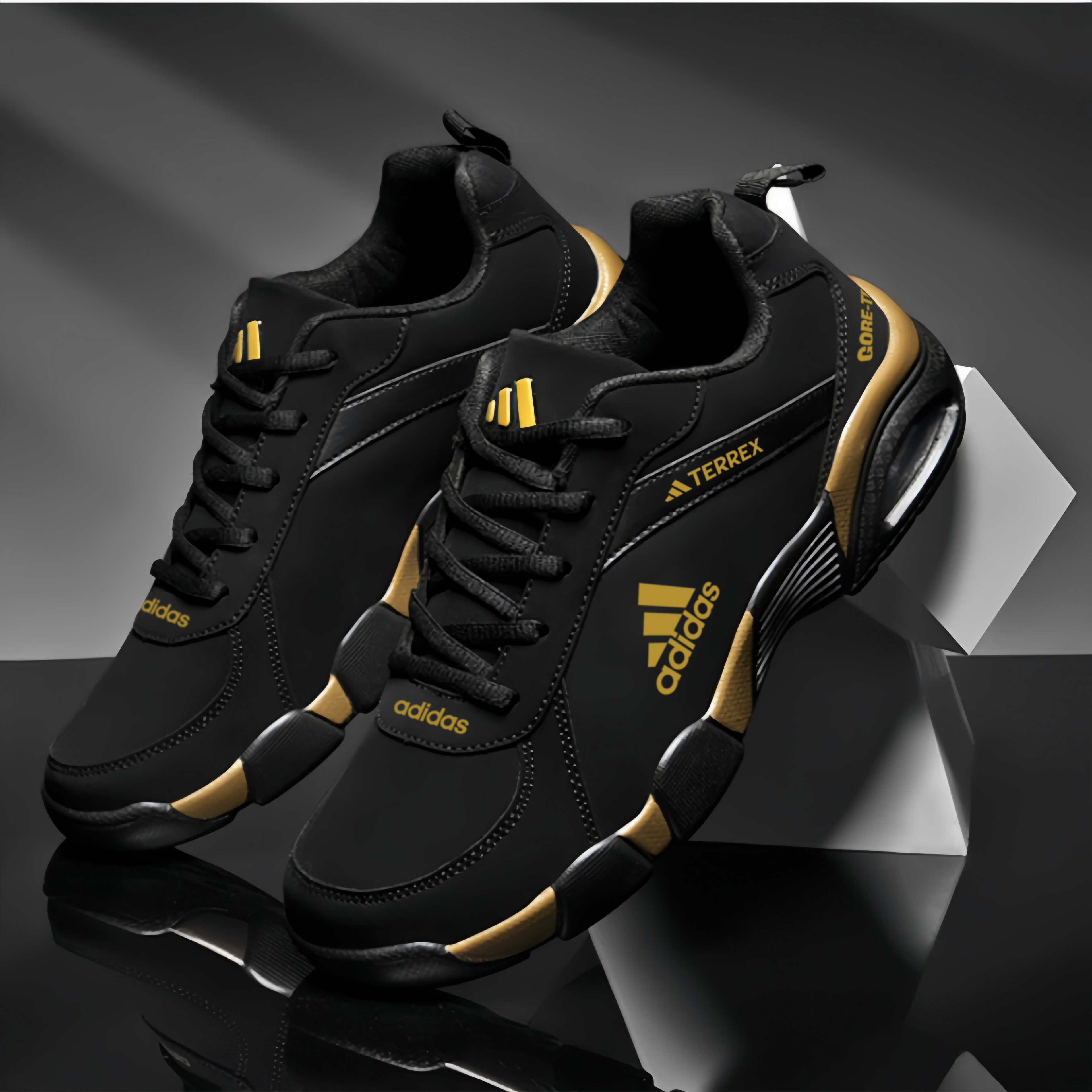 Αθλητικά Παπούτσια Adidas Terrex Μαύρα με GORE-TEX, Άνετα