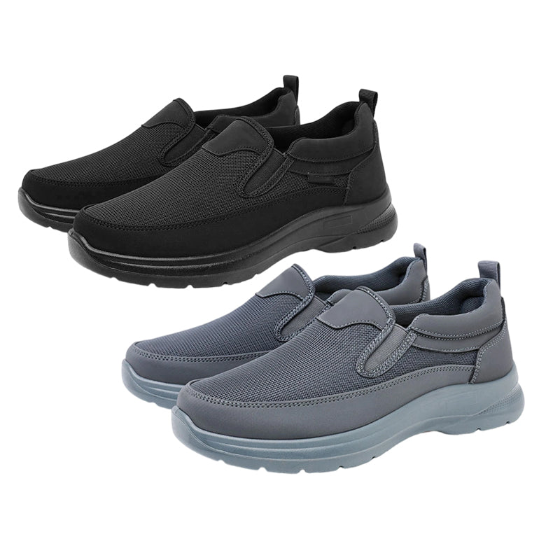 👟Ανδρικά παπούτσια Orthotic Slip-On που αναπνέουν - Memory Foam για καθημερινή άνεση 🏃‍♂️💨