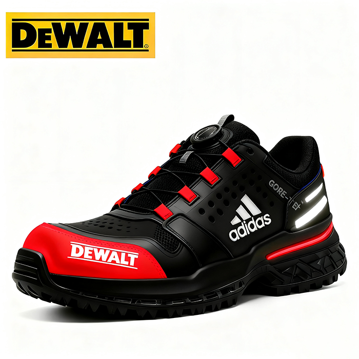 Τα αδιάβροχα παπούτσια από την Adidas® και την DEWALT είναι η ιδανική επιλογή για εργασία και υπαίθριες δραστηριότητες.