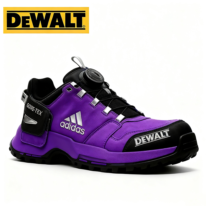 Τα αδιάβροχα παπούτσια από την Adidas® και την DEWALT είναι η ιδανική επιλογή για εργασία και υπαίθριες δραστηριότητες.