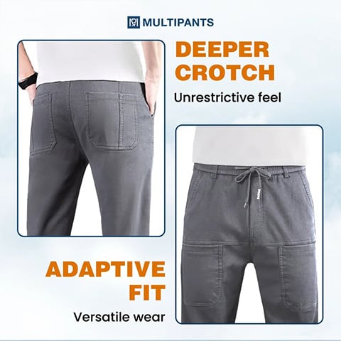 🔥Τελευταία Ημέρα Εκπτώσεων 50% ΕΚΠΤΩΣΗ🥰MultiPants – Ελαστικό Ανθεκτικό Παντελόνι Cargo με Πολλαπλές Τσέπες