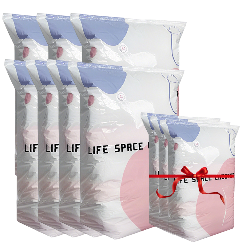 📦✨ Μεγάλες σακούλες κενού αέρος για αποθήκευση - συμπίεση χωρίς αντλία