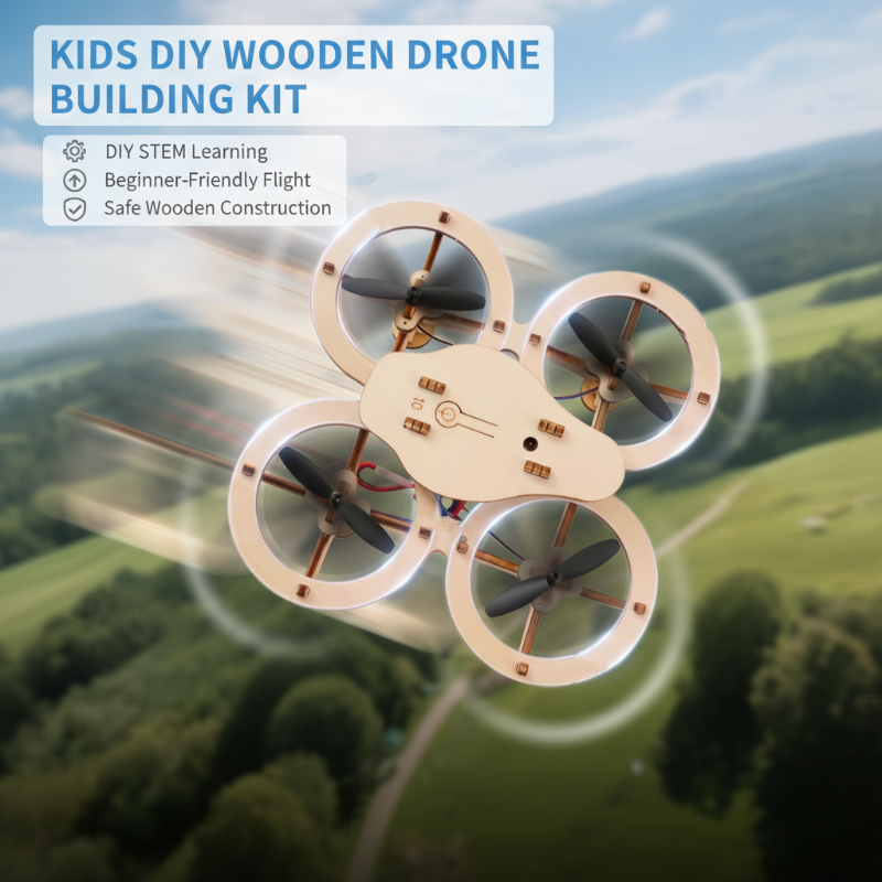 ✈️ Ξύλινο κιτ drone για παιδιά – παιχνίδια STEM, DIY και πτήση | Εκπαιδευτικά παιχνίδια🧩🧠🎁