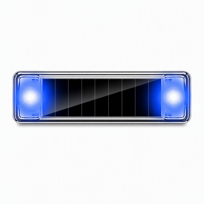 🚗Napenergiával működő autószimulátor lopásgátló figyelmeztető lámpa