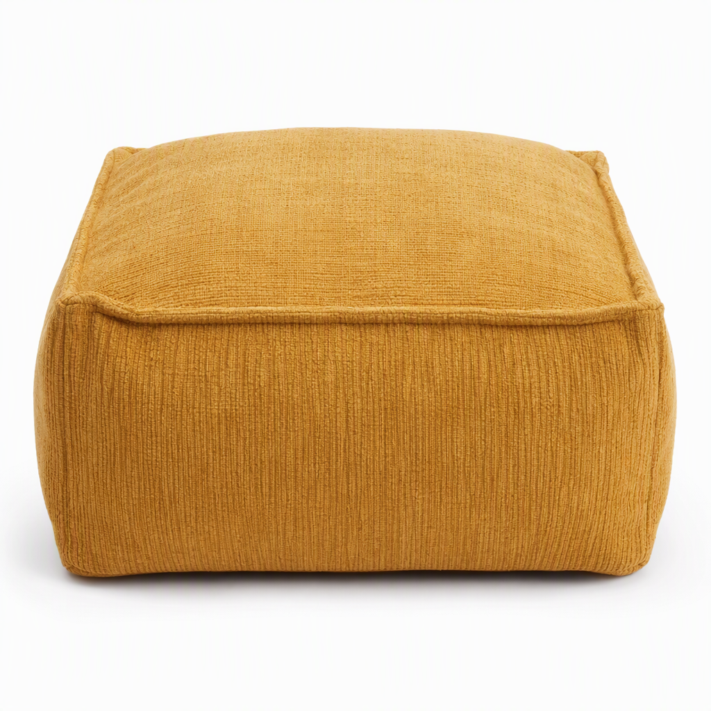 📢 50% kedvezmény! 🧺 Tároló puffhuzat – Nagy cipzárral, mosható, 45x45x23 cm ✨
