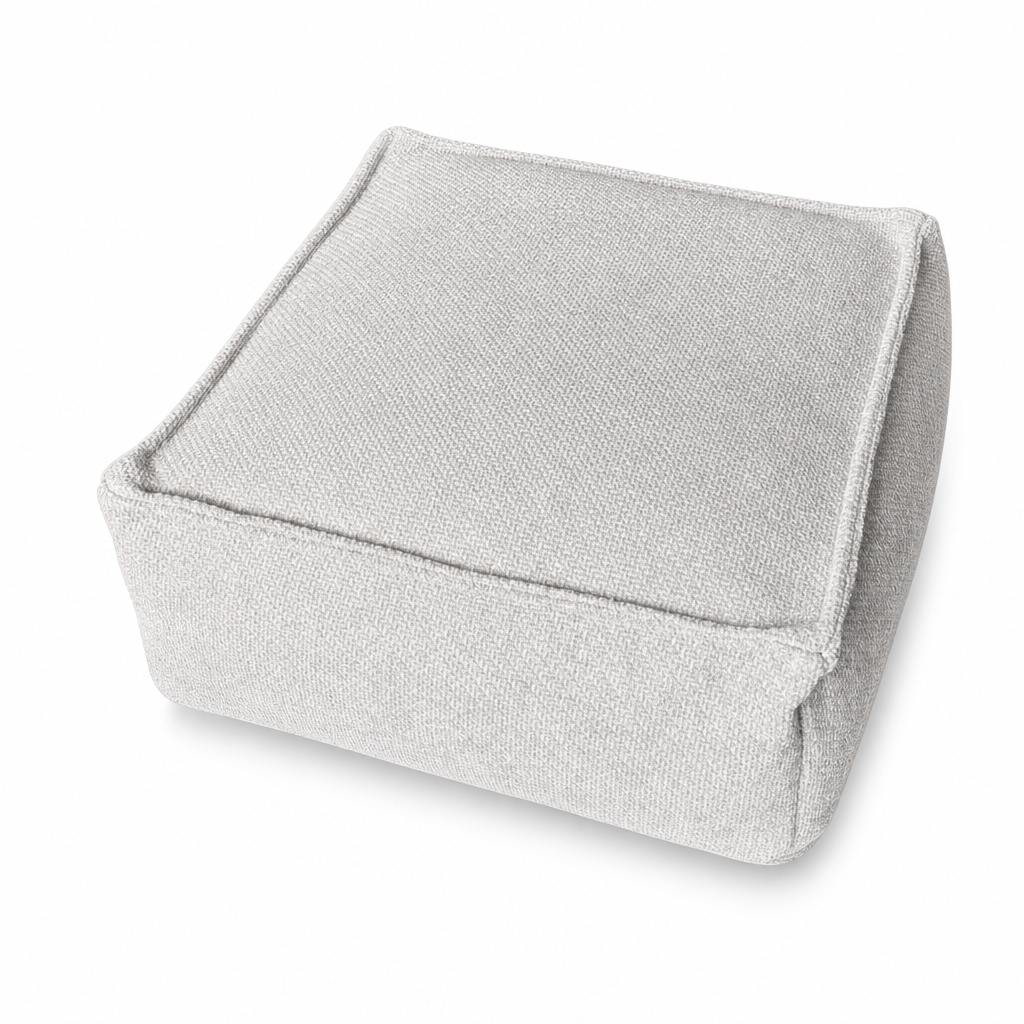 📢 50% kedvezmény! 🧺 Tároló puffhuzat – Nagy cipzárral, mosható, 45x45x23 cm ✨