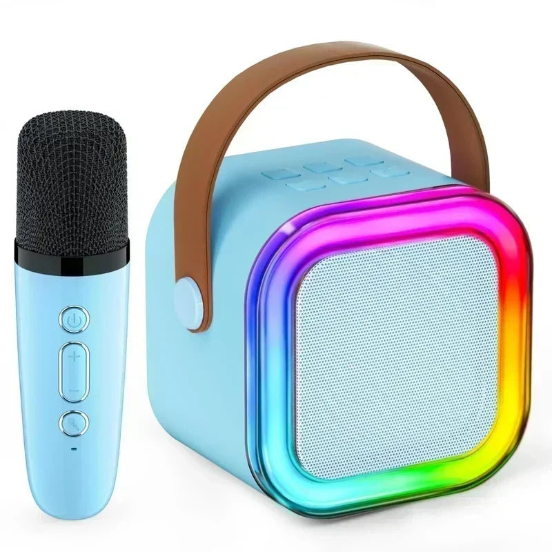 🎉 Gyermekek számára készült mini karaoke gép vezeték nélküli mikrofonokkal – zene, szórakozás és éneklés otthon 🎤✨