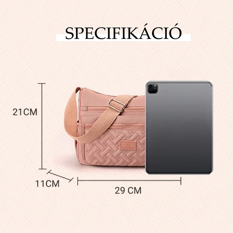 💗 Klasszikus, luxus és tágas, strapabíró válltáska