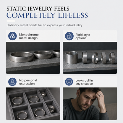 💍Divatos, édes stílusú, hőmérséklet-érzékeny, színváltó kőből készült hangulatgyűrű✨