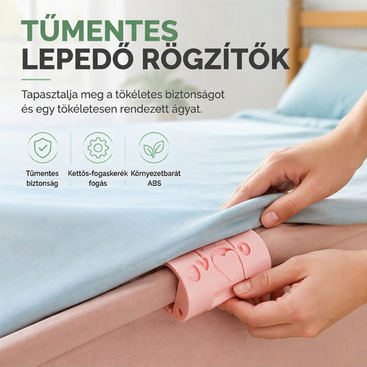 🔥Tűmentes ágyneműkapcsok – tű nélkül is szilárdan rögzítik az ágyneműt, anélkül, hogy megsérülne az anyag 🛏️✨