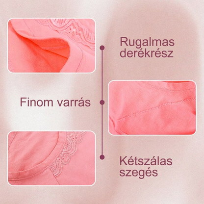 🌸 Plus Size szivárgásgátló bugyi – Magas derék, pamut, egész napos komfort 📦