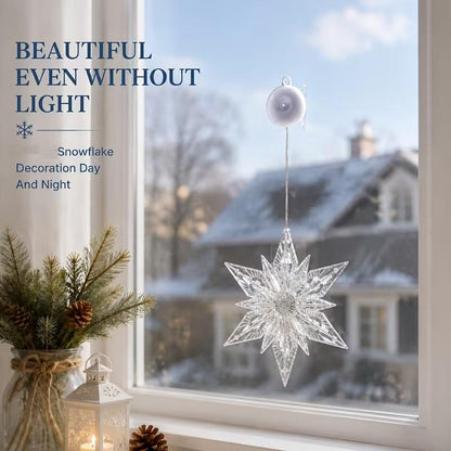 🥳2026-os AKCIÓ 🎄✨DIY karácsonyi ablakra tapadó világítás – fúrás nélkül, nyom nélkül, elemről működik és újrafelhasználható. Számos ünnepi forma, meleg vagy színes fény! 🪟💚