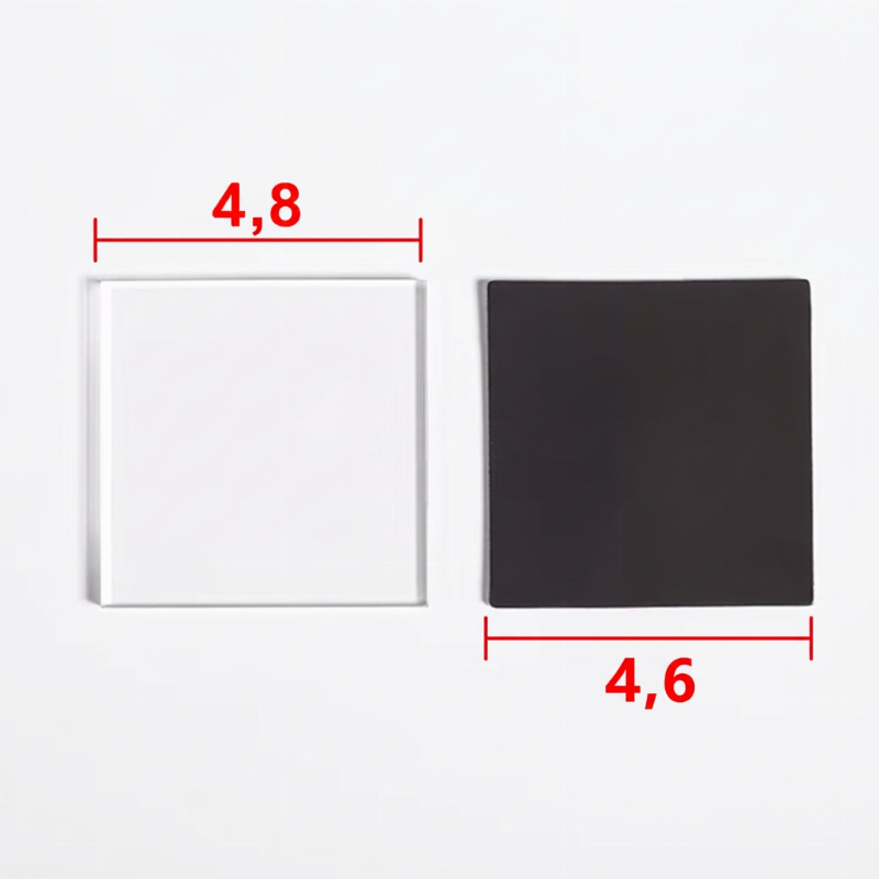 Átlátszó akril DIY hűtőmágnes készlet
