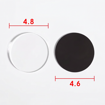 Átlátszó akril DIY hűtőmágnes készlet